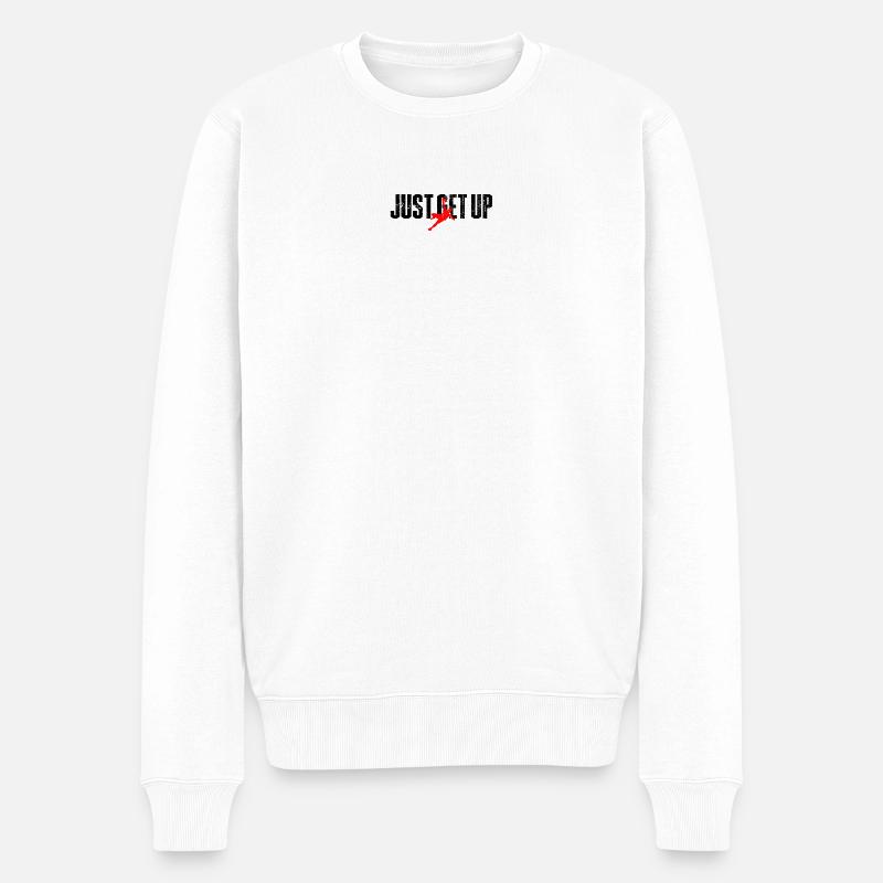 Silhouette de dunk cramoisi - Pull Premium bio Homme - blanc