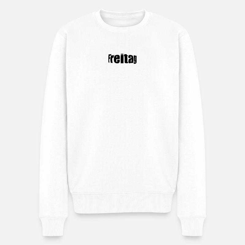 Vendredi - Pull Premium bio Homme - blanc