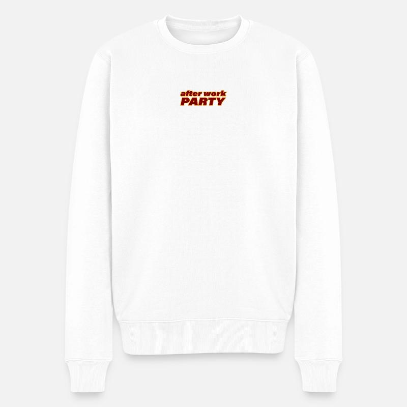 SOIRÉE AFTER WORK - Pull Premium bio Homme - blanc