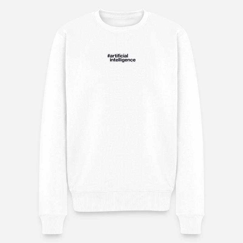 Artificial Intelligence Ki - Männer Premium Bio Pullover - Weiß