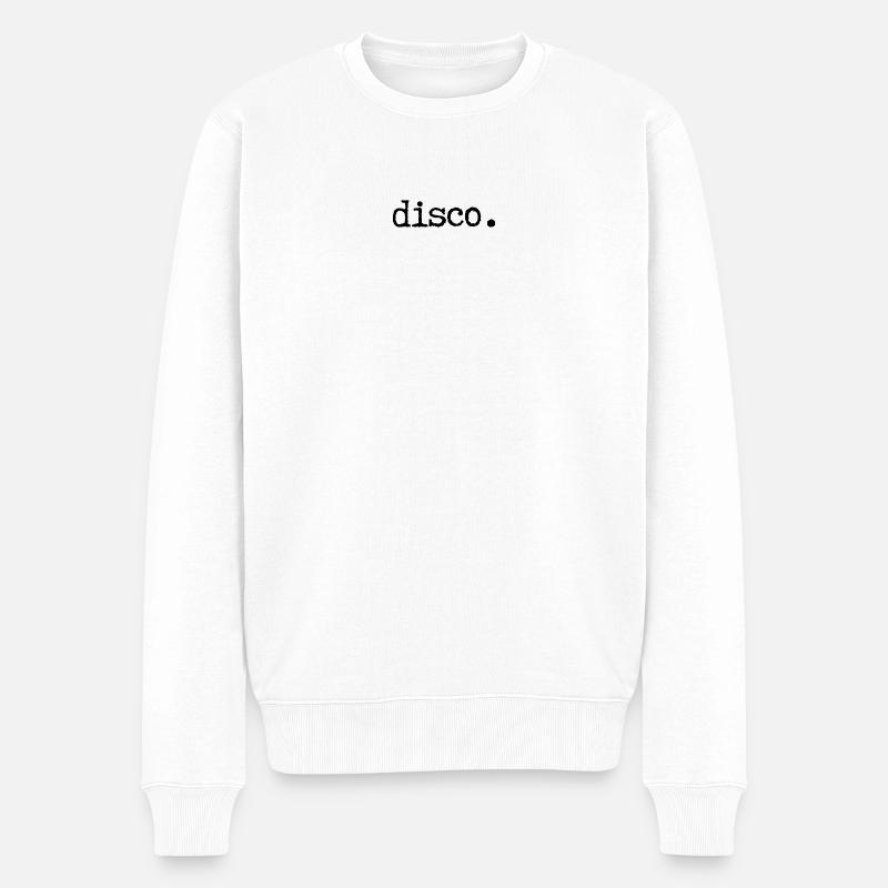 Disco. - Pull Premium bio Homme - blanc