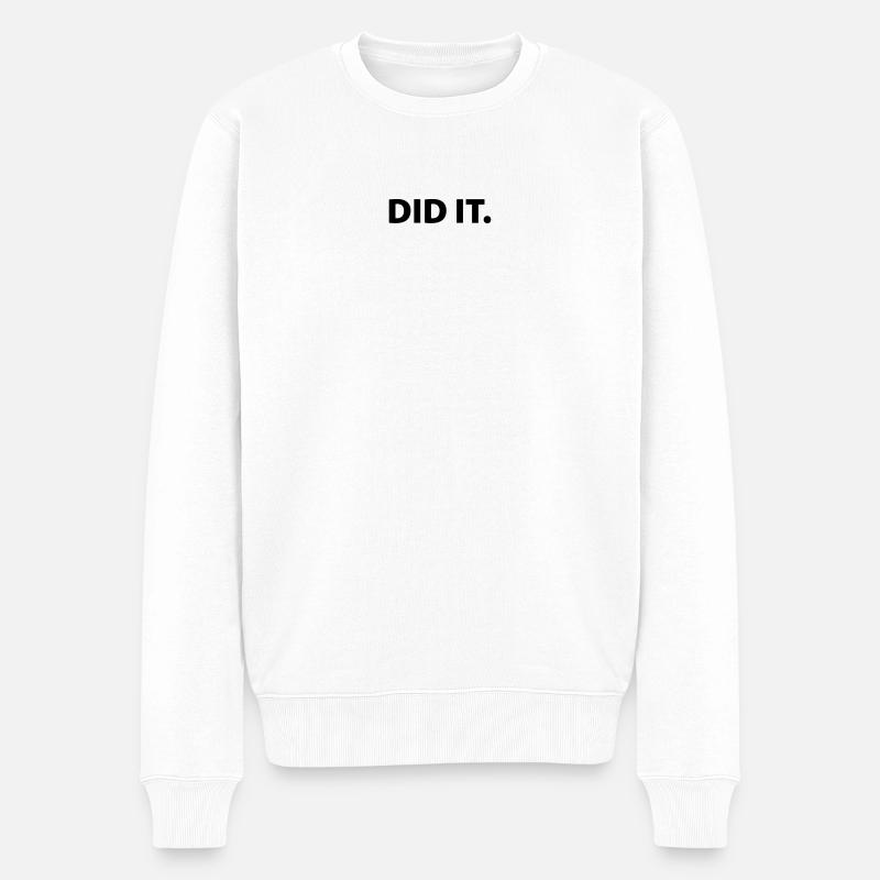 Did it - Pull Premium bio Homme - blanc