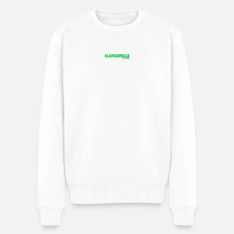 laframille - Pull Premium bio Homme - blanc