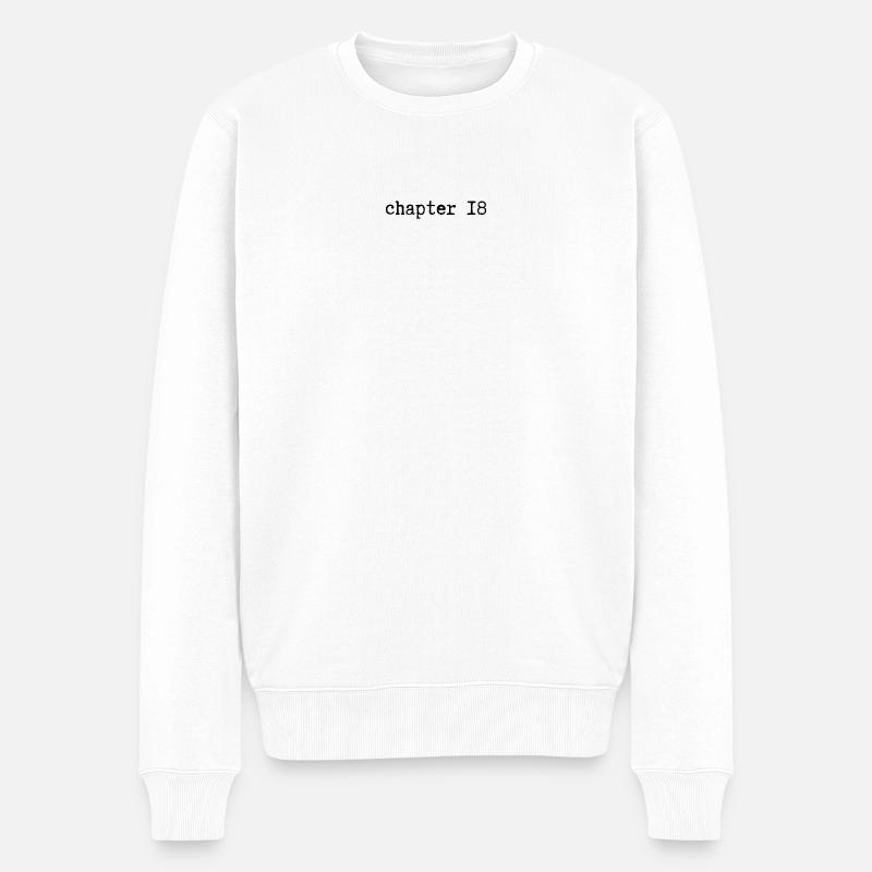 chapitre 18 : Anniversaire - Pull Premium bio Homme - blanc