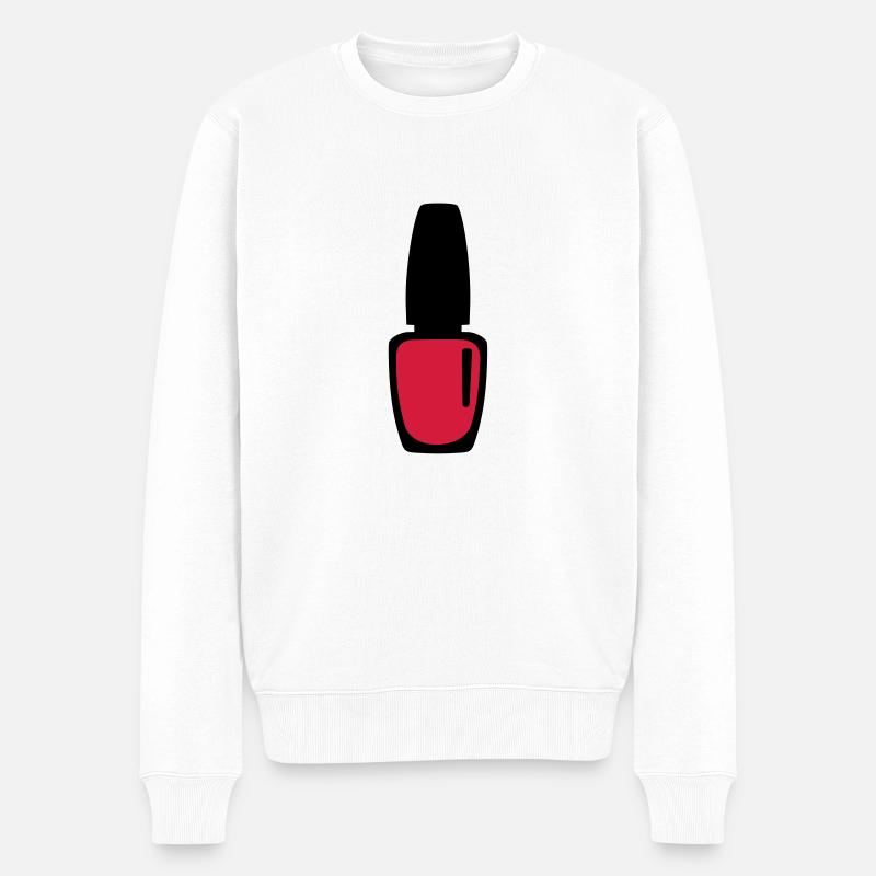 Vernis à ongles - Pull Premium bio Homme - blanc