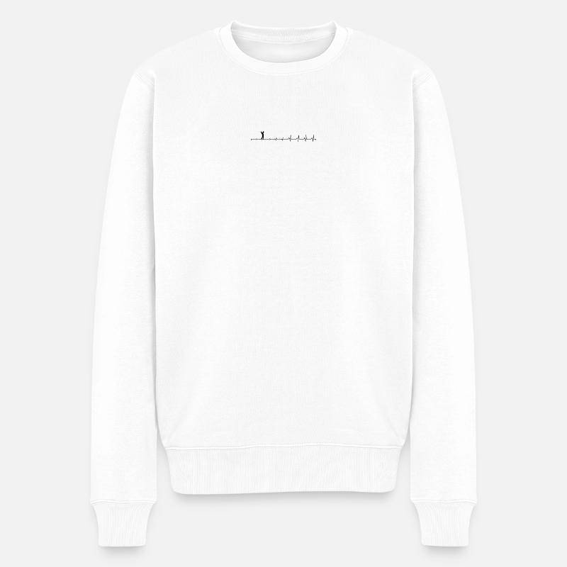 Fehler - Männer Premium Bio Pullover - Weiß