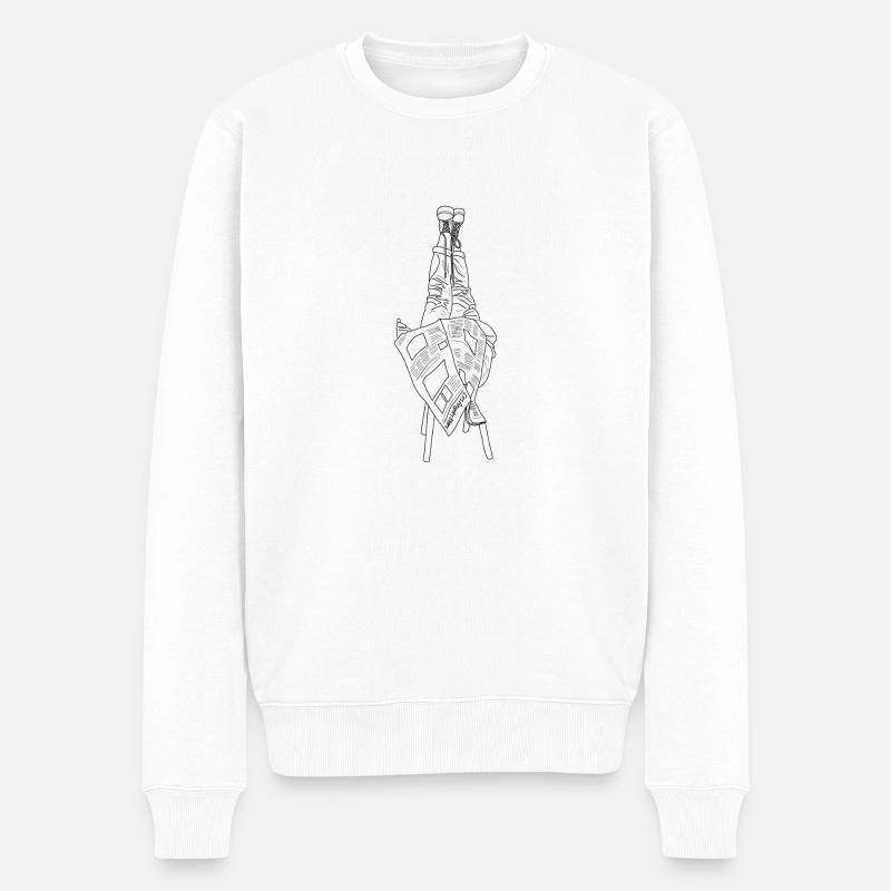 Journal - Pull Premium bio Homme - blanc