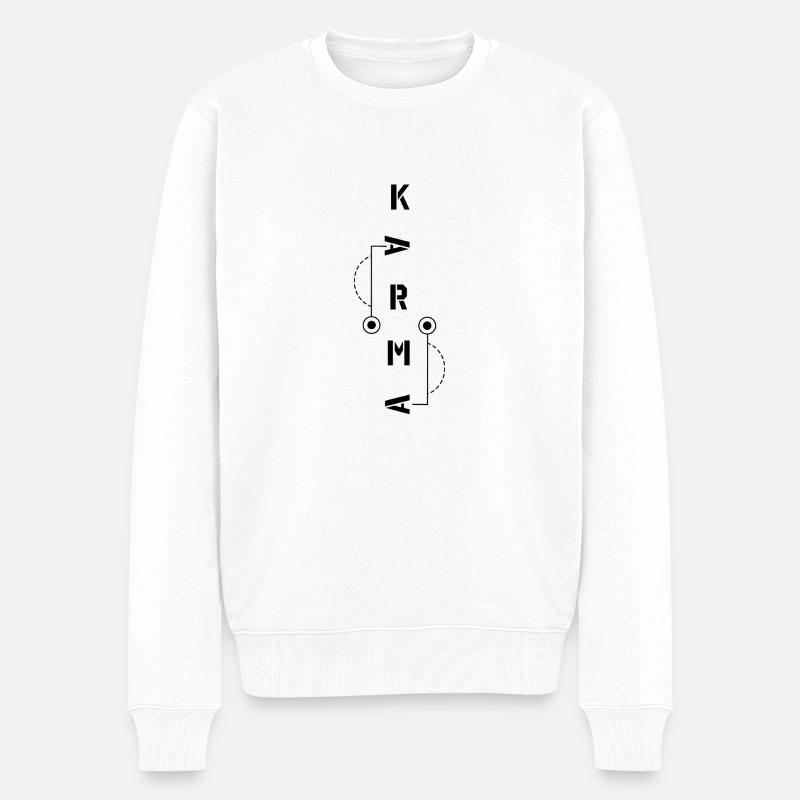 Karma - Pull Premium bio Homme - blanc