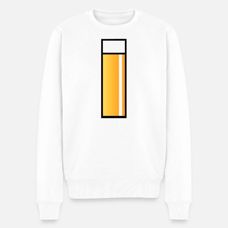 Verre Kölsch pour Kölsch de Cologne - Pull Premium bio Homme - blanc