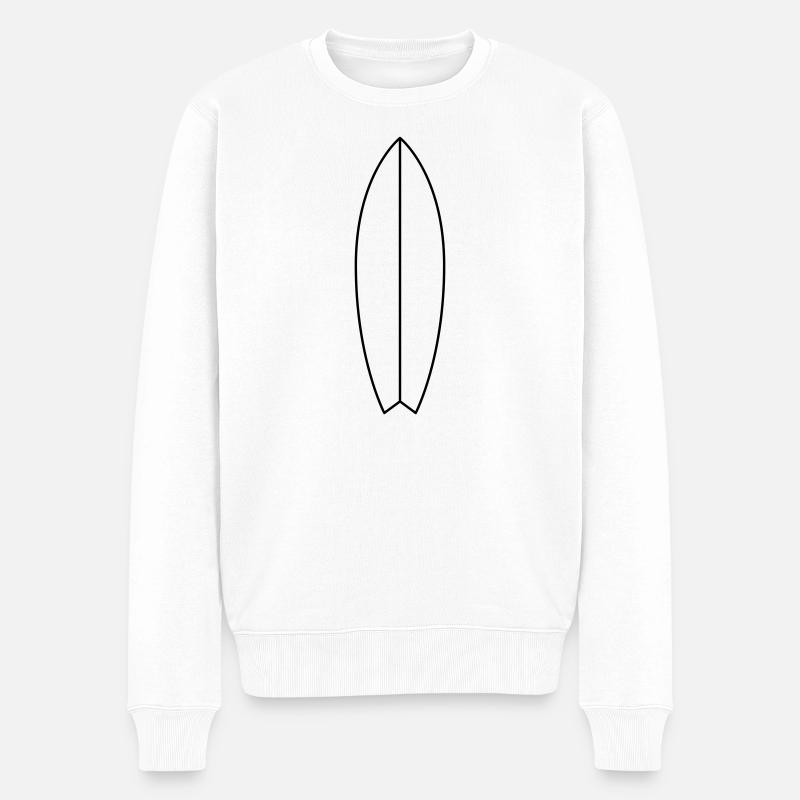 Planche de surf - Pull Premium bio Homme - blanc