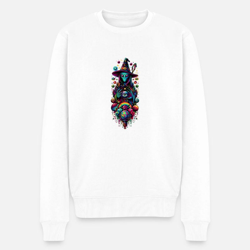 Rencontre extraterrestre - Pull Premium bio Homme - blanc