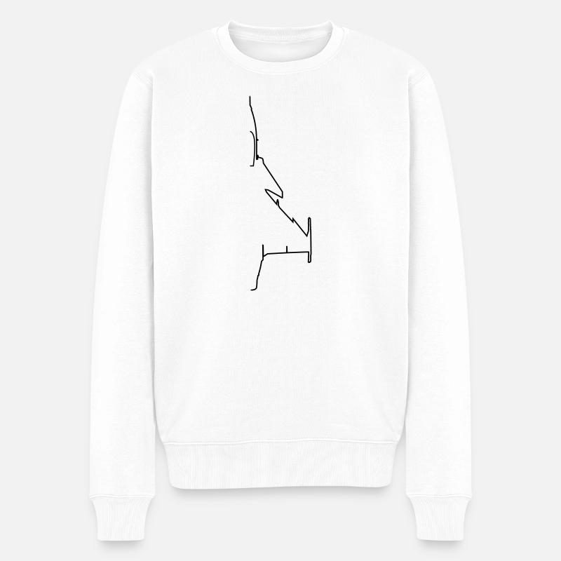 Avion - Pull Premium bio Homme - blanc