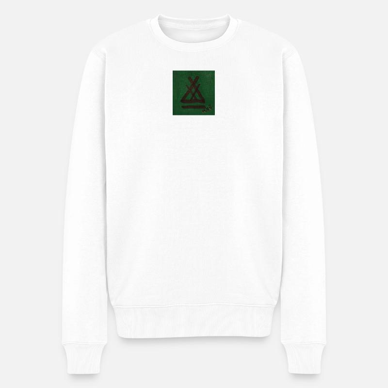 Lavvu - Männer Premium Bio Pullover - Weiß