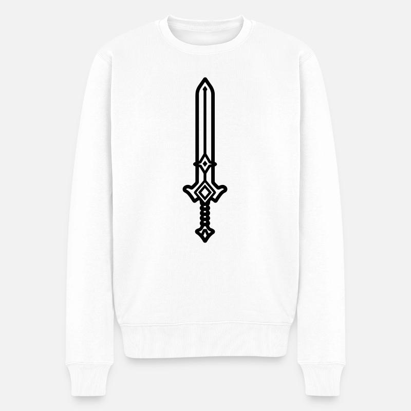 épée - Pull Premium bio Homme - blanc