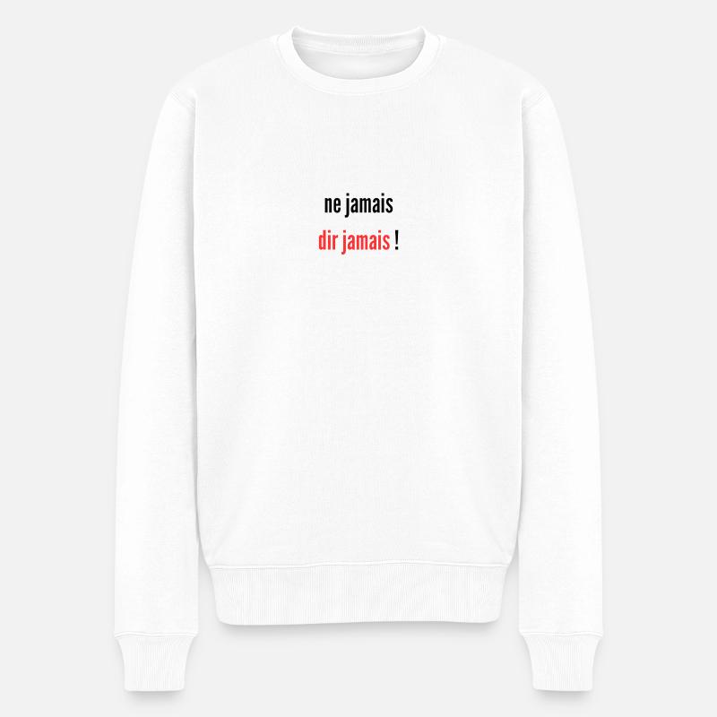 royalty - Pull Premium bio Homme - blanc
