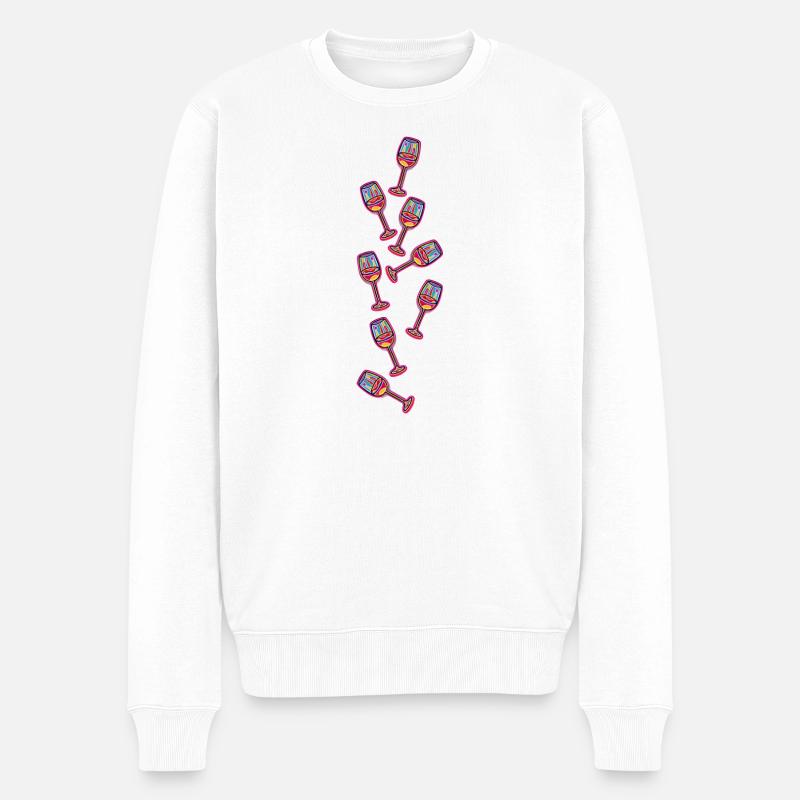 Weinglas Sektglas Symbol Wein - Pull Premium bio Homme - blanc
