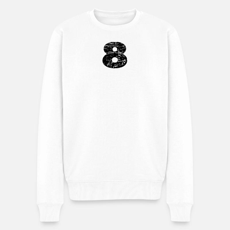 8 - Pull Premium bio Homme - blanc