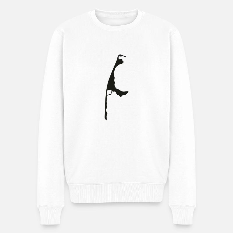 Sylt Insel - Männer Premium Bio Pullover - Weiß