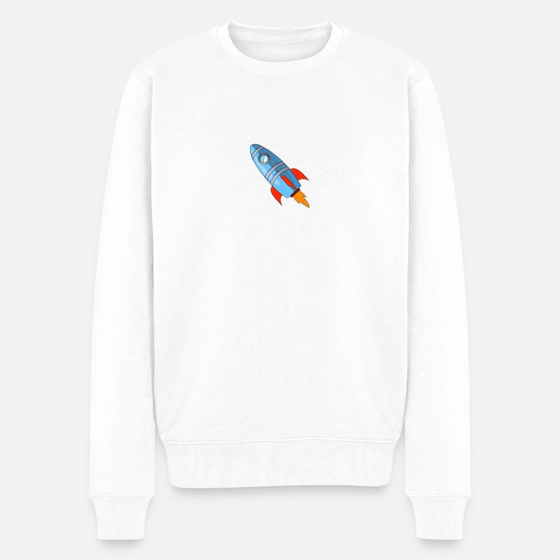 Missile - Pull Premium bio Homme - blanc