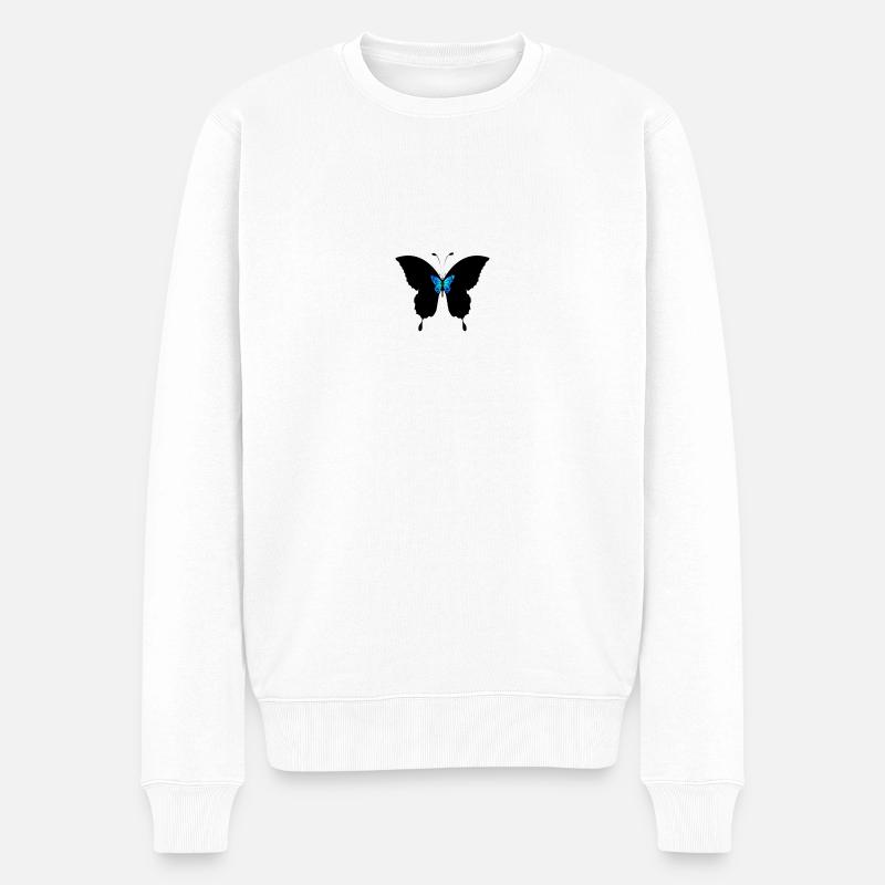 Papillon - Pull Premium bio Homme - blanc