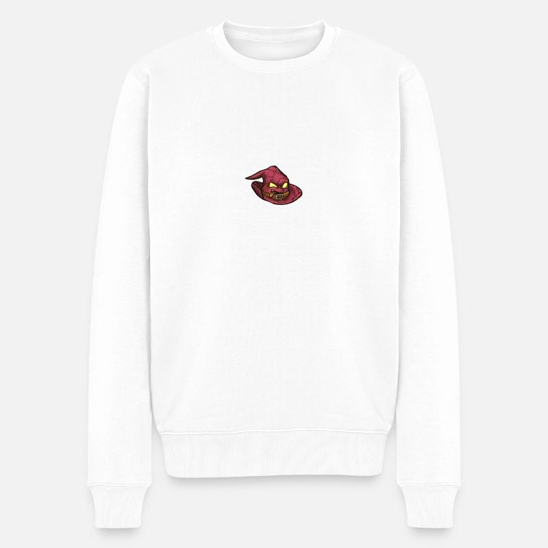 Chapomagic - Männer Premium Bio Pullover - Weiß