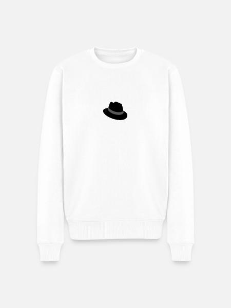 Red Hat logo - Pull Premium bio Homme - blanc