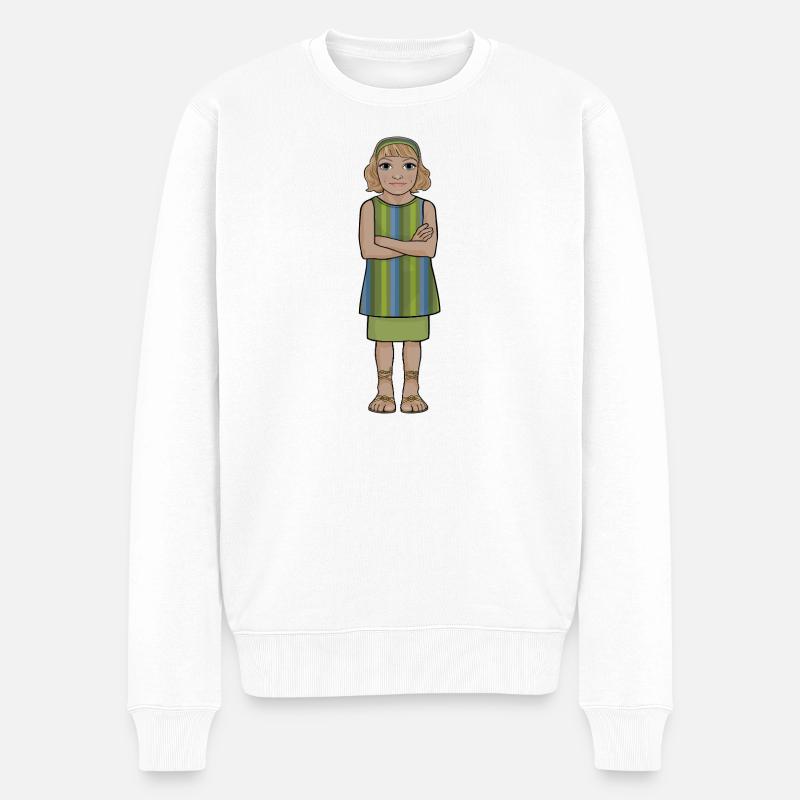 Monica Zetterlund - Männer Premium Bio Pullover - Weiß