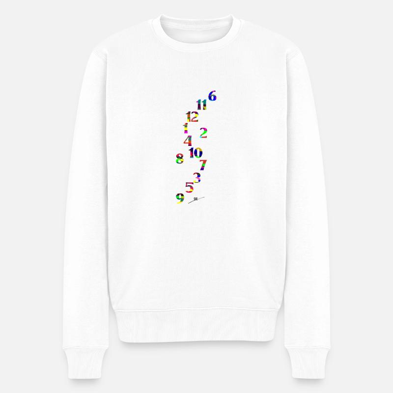 Élément de Live - Pull Premium bio Homme - blanc