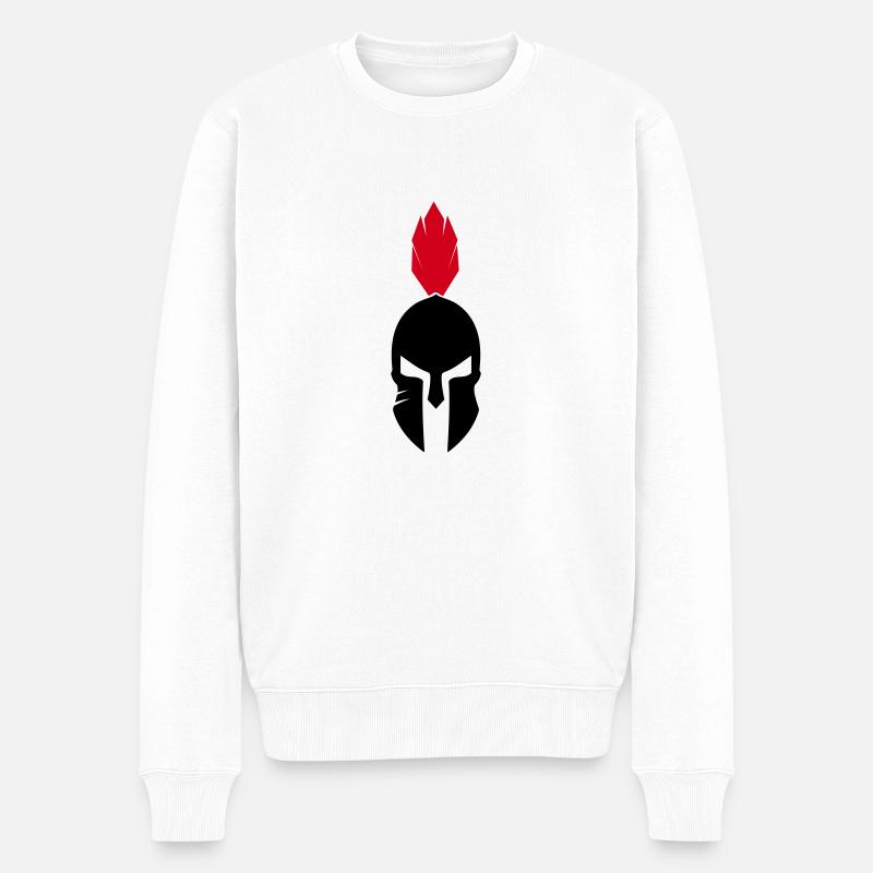 Spartiate - Pull Premium bio Homme - blanc