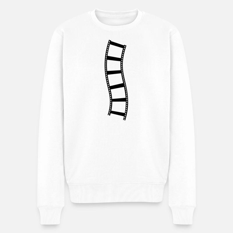 Film - Männer Premium Bio Pullover - Weiß