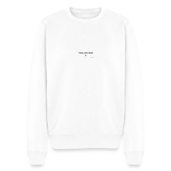 Tapez votre texte ici - Pull Premium bio Homme - blanc - Devant - Thijin (182cm)