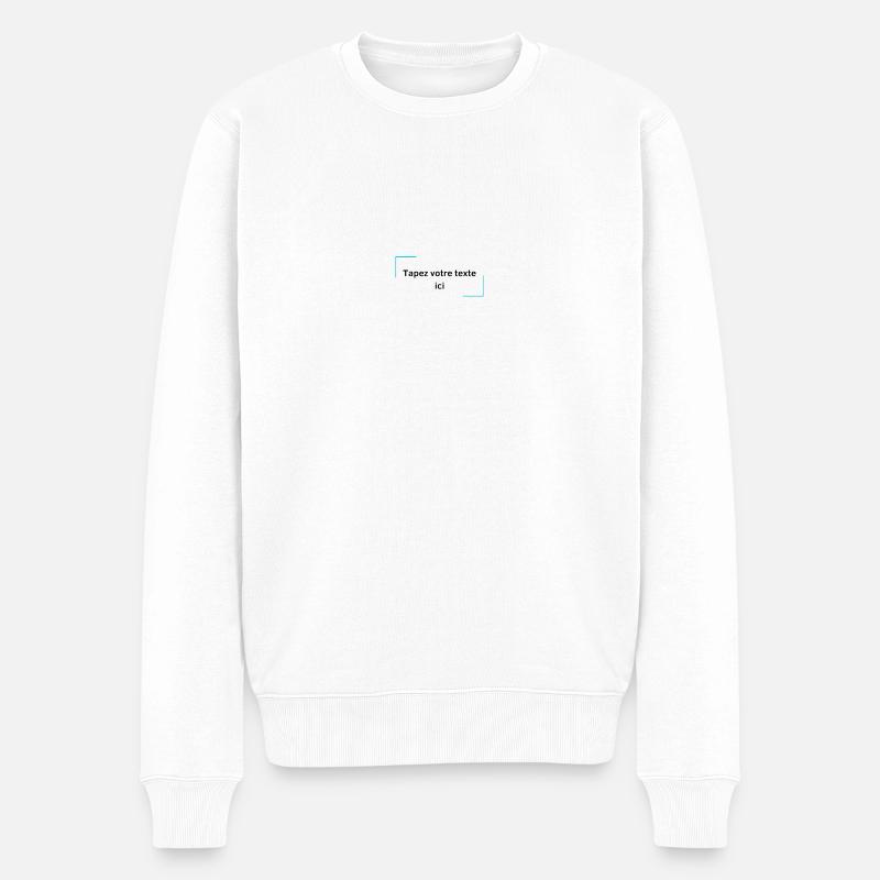 Tapez votre texte ici - Pull Premium bio Homme - blanc