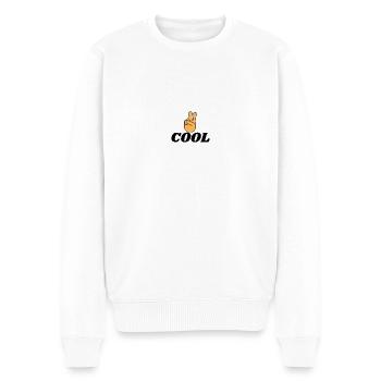 COOL - Pull Premium bio Homme - blanc - Devant - Thijin (182cm)
