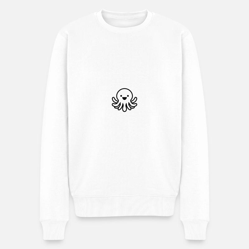 Pieuvre - Pull Premium bio Homme - blanc