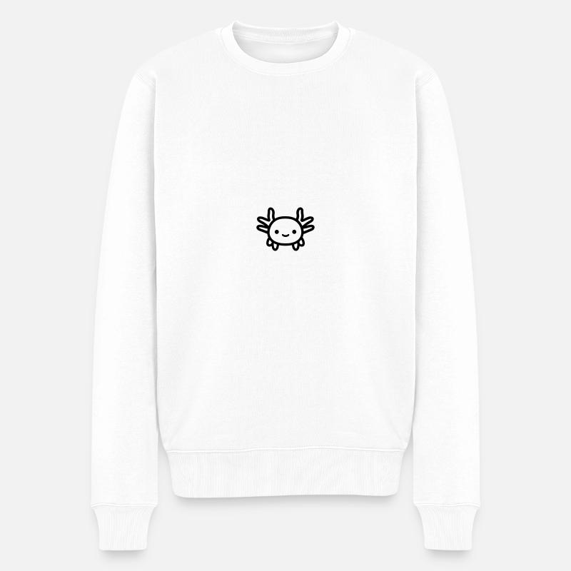 axolotl - Pull Premium bio Homme - blanc