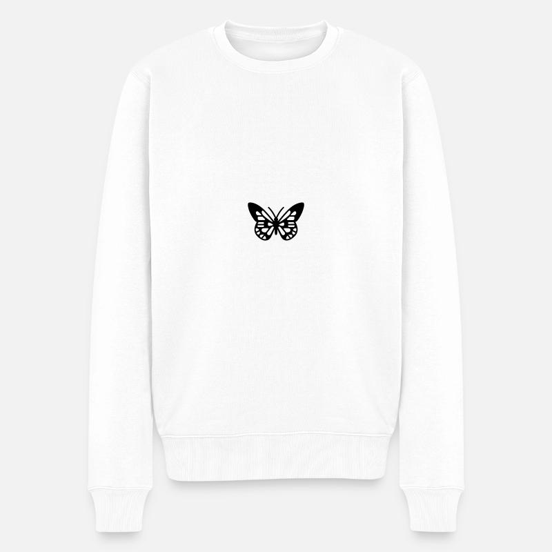 papillon - Pull Premium bio Homme - blanc