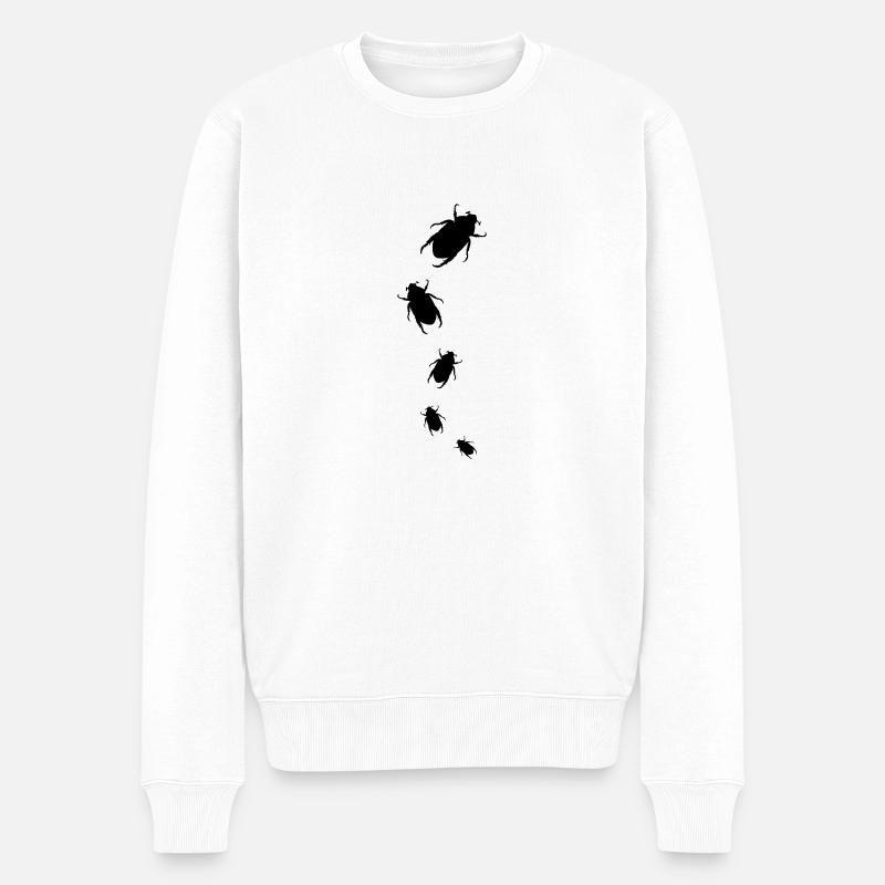 Bug Attack - Men's Premium Organic Jumper - white