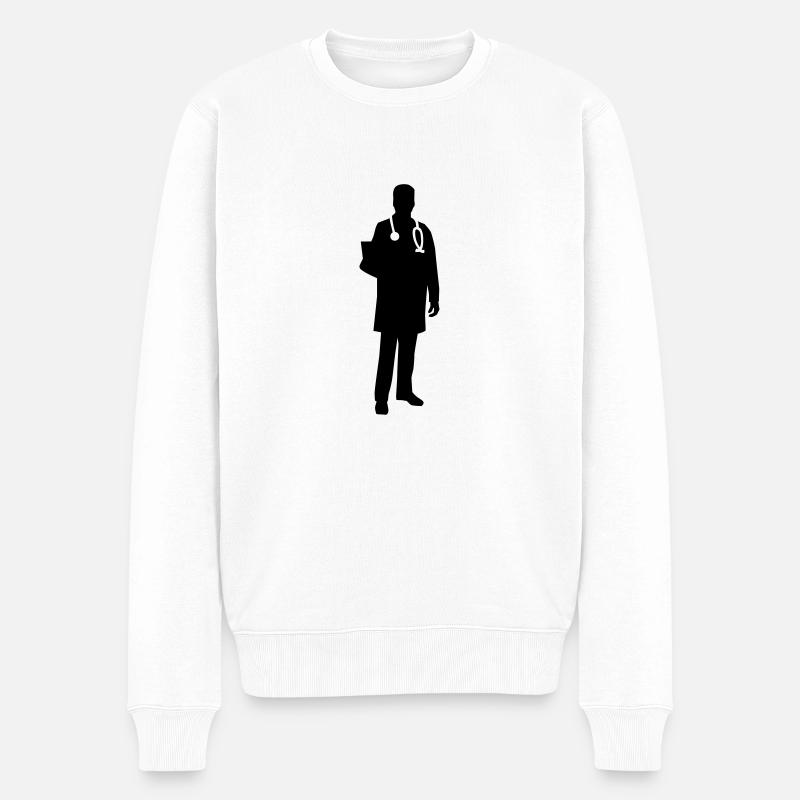 Docteur - Pull Premium bio Homme - blanc