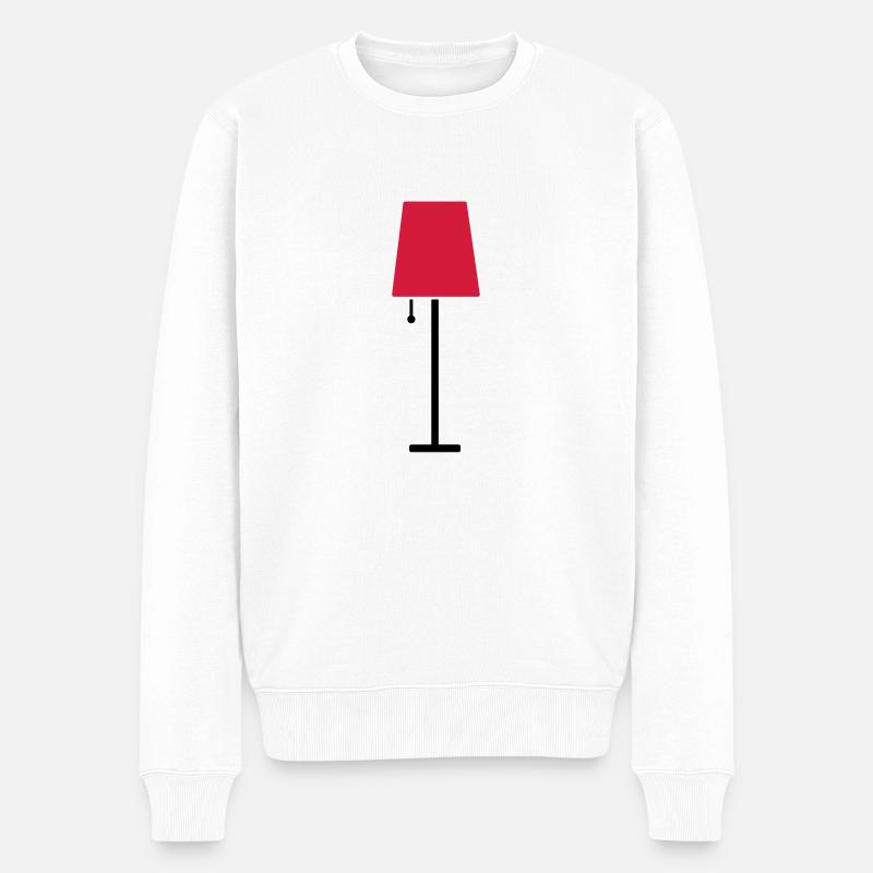 Lampe - Pull Premium bio Homme - blanc