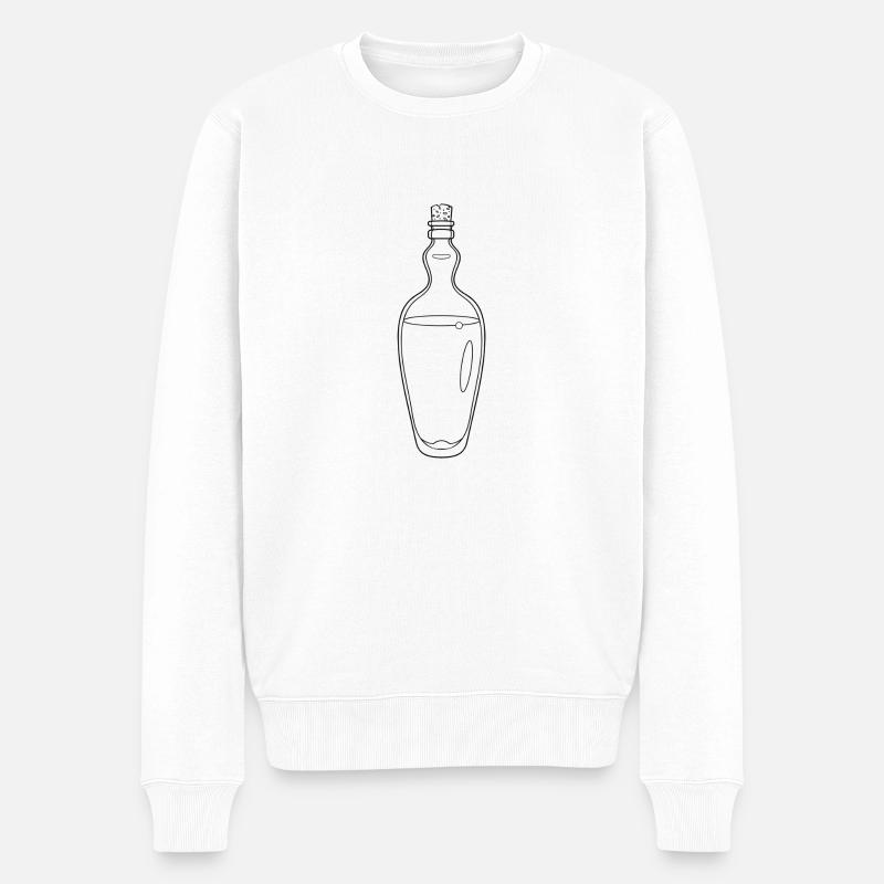 Flacon - Pull Premium bio Homme - blanc