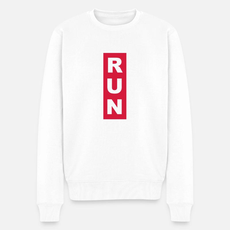 Courir - Pull Premium bio Homme - blanc