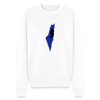 Israel Palästina - Männer Premium Bio Pullover - Weiß - Vorne - Thijin (182cm)