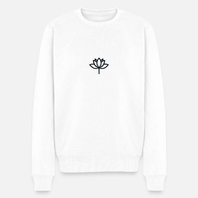 Plante minimaliste - Pull Premium bio Homme - blanc