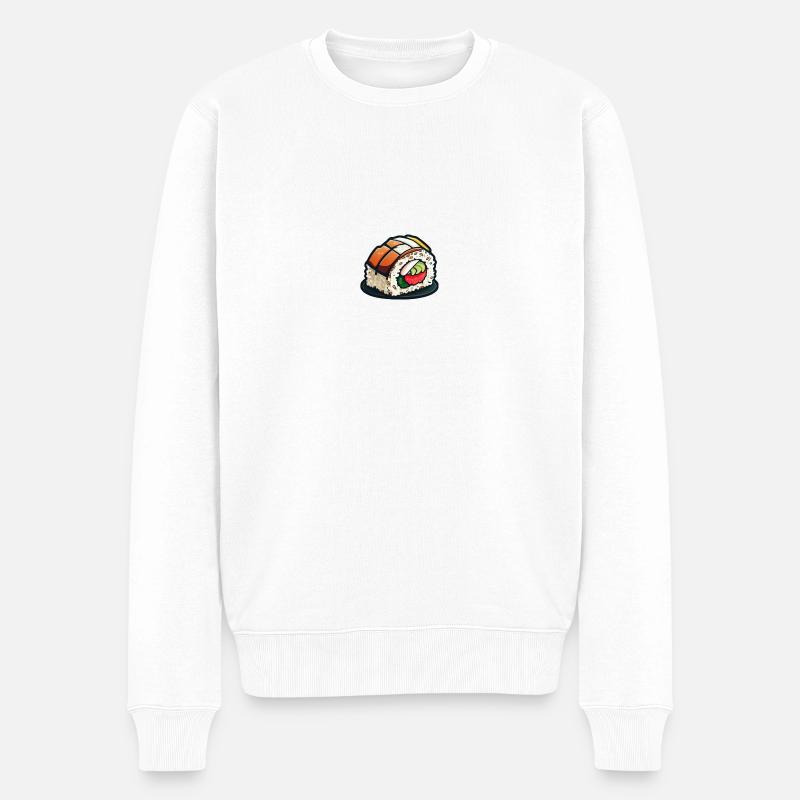 Temps de sushi - Pull Premium bio Homme - blanc