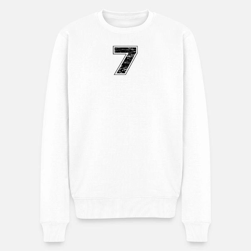 7 - Pull Premium bio Homme - blanc