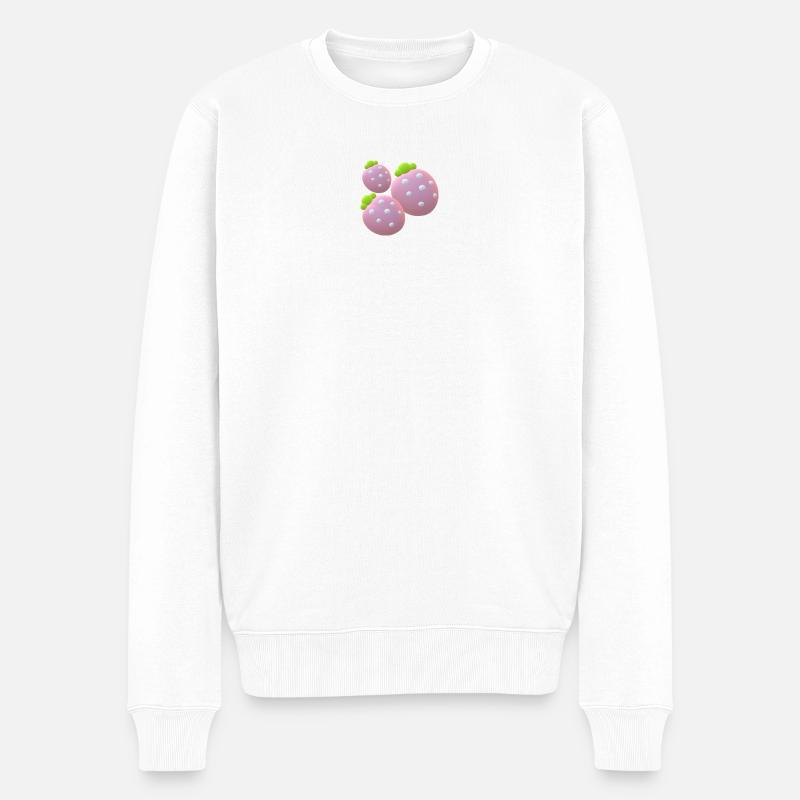 Fraises... - Pull Premium bio Homme - blanc