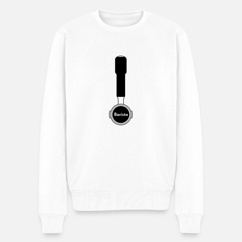 Siebträger Barista V - Männer Premium Bio Pullover - Weiß