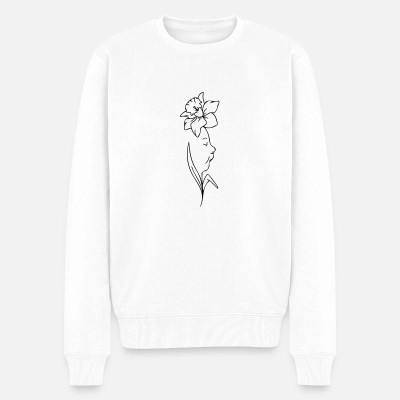 bébé fleur - Pull Premium bio Homme - blanc