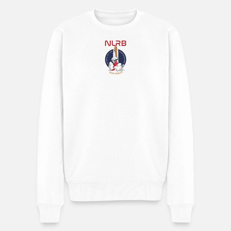 Raum Pendler der NLRB - Männer Premium Bio Pullover - Weiß