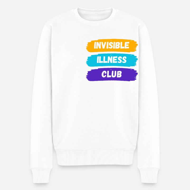 Club des maladies invisibles - Pull Premium bio Homme - blanc